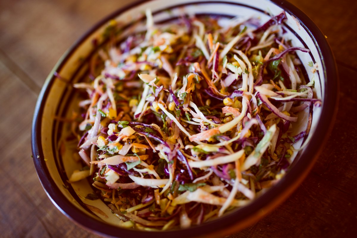 Coleslaw i bolle